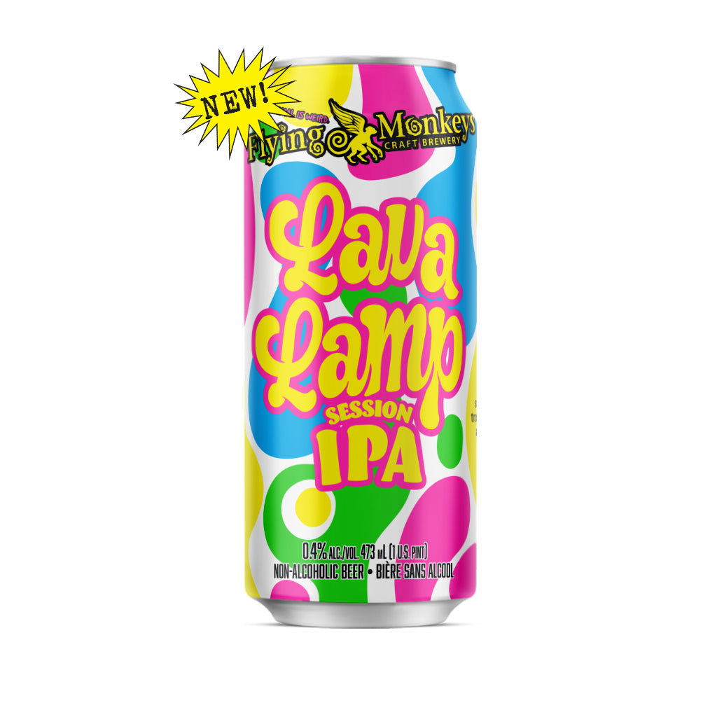 Lava Lamp Non-Alc. (NA) Session IPA – Flying Monkeys Craft Brewery