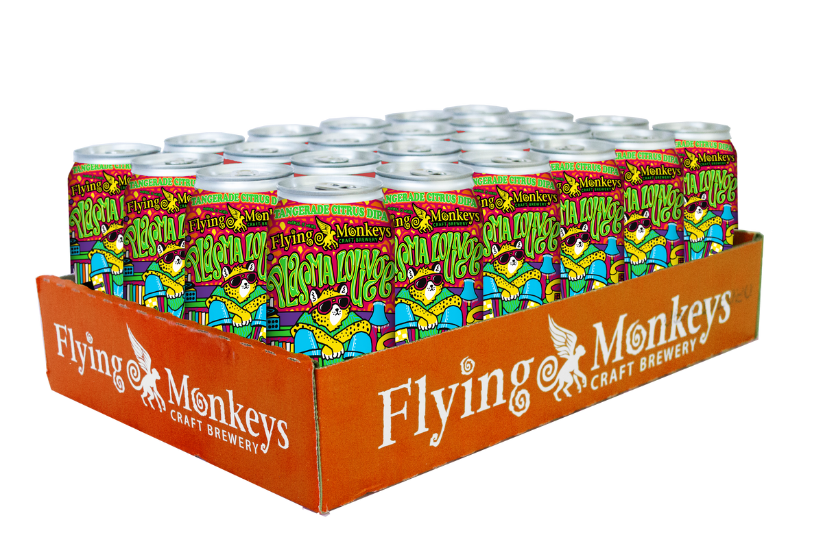Plasma Lounge Tangerade Citrus DIPA – Flying Monkeys Craft Brewery