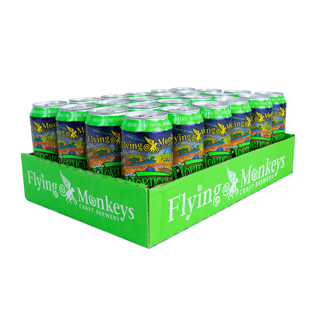 小物 HOPTICAL White CAT IE H10 Hoptical Illusion Almost Pale Ale 5% – Flying Monkeys Craft Brewery