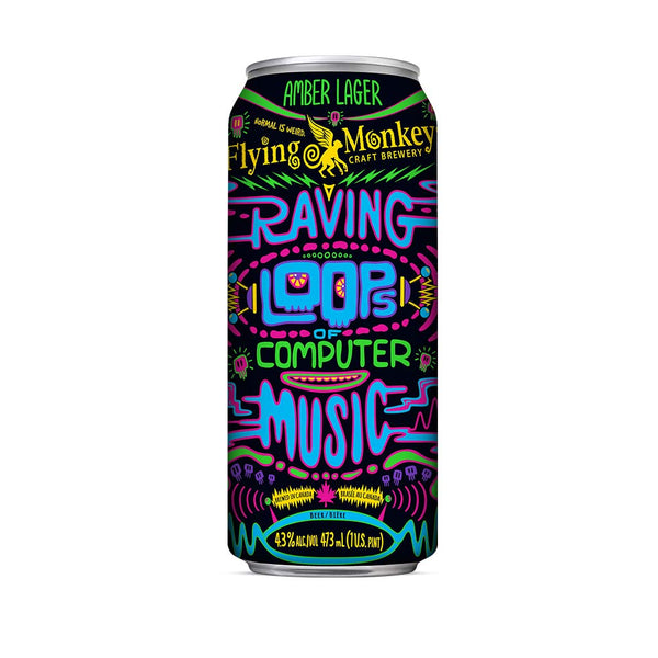 Raving Loops of Computer Music Amber Lager 4.3%