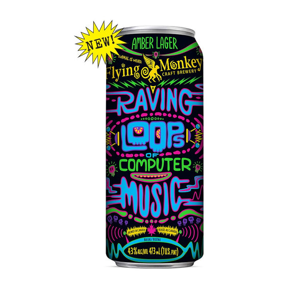 Raving Loops of Computer Music Amber Lager 4.3%